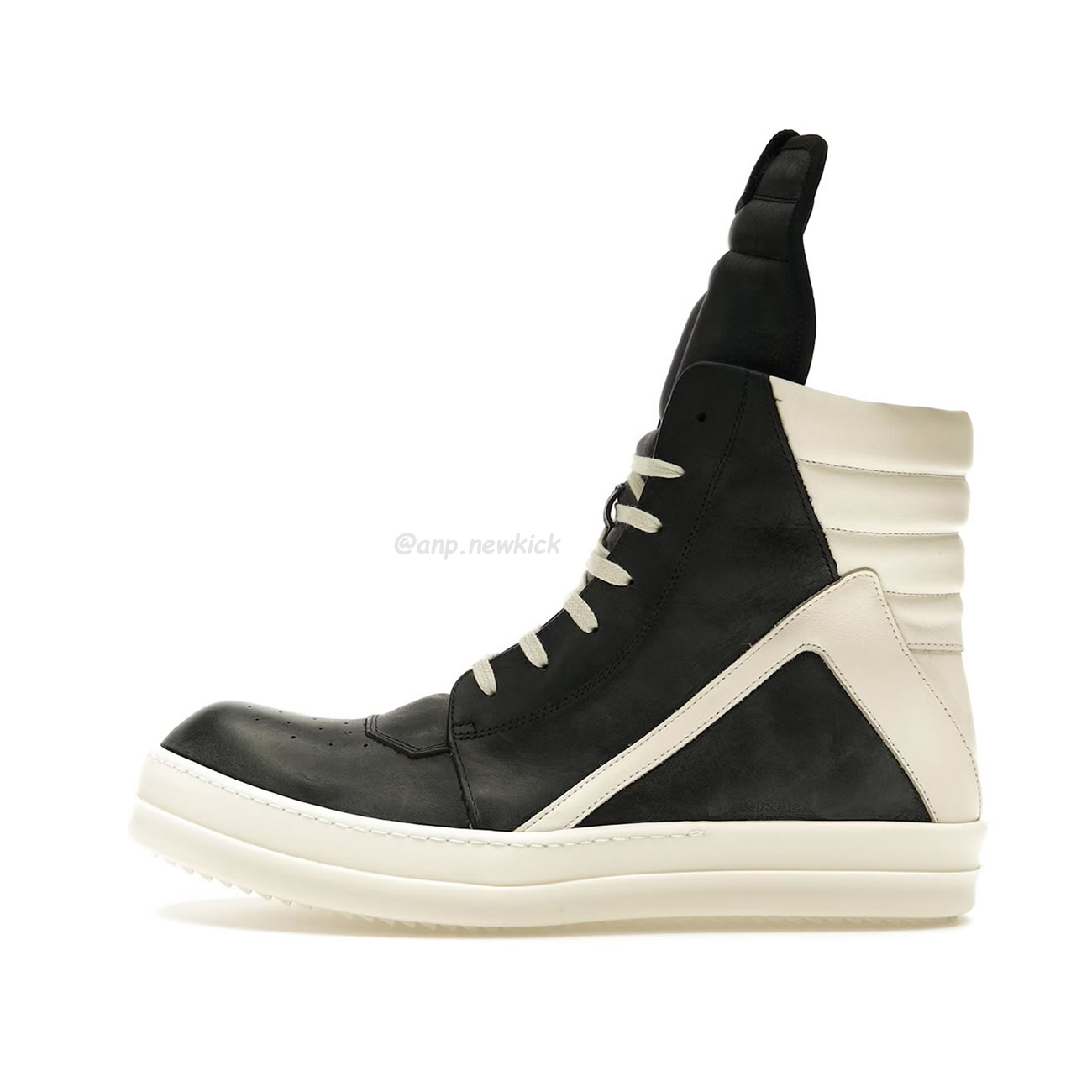 Rick Owens Phlegethon Geobasket Black Milk Ru21s6894 Lpo 91111 (1) - newkick.app